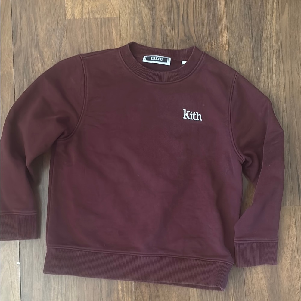 Kith Maroon Crewneck Sweatshirt